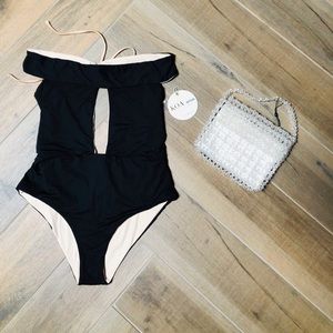 Koa reversible one piece swimsuit